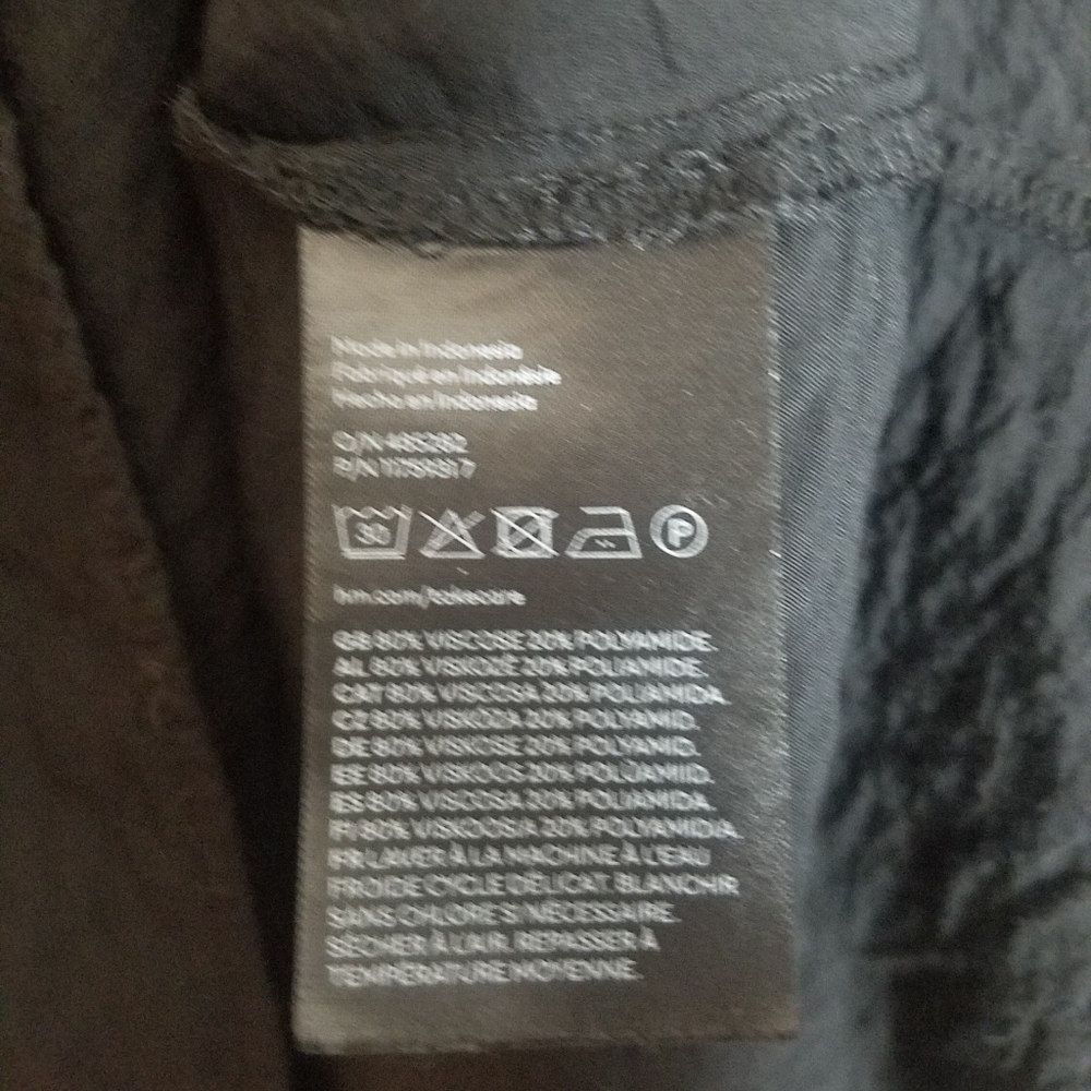 H&m Elegant Black Maxi Slip Dress - Picture 8 of 8